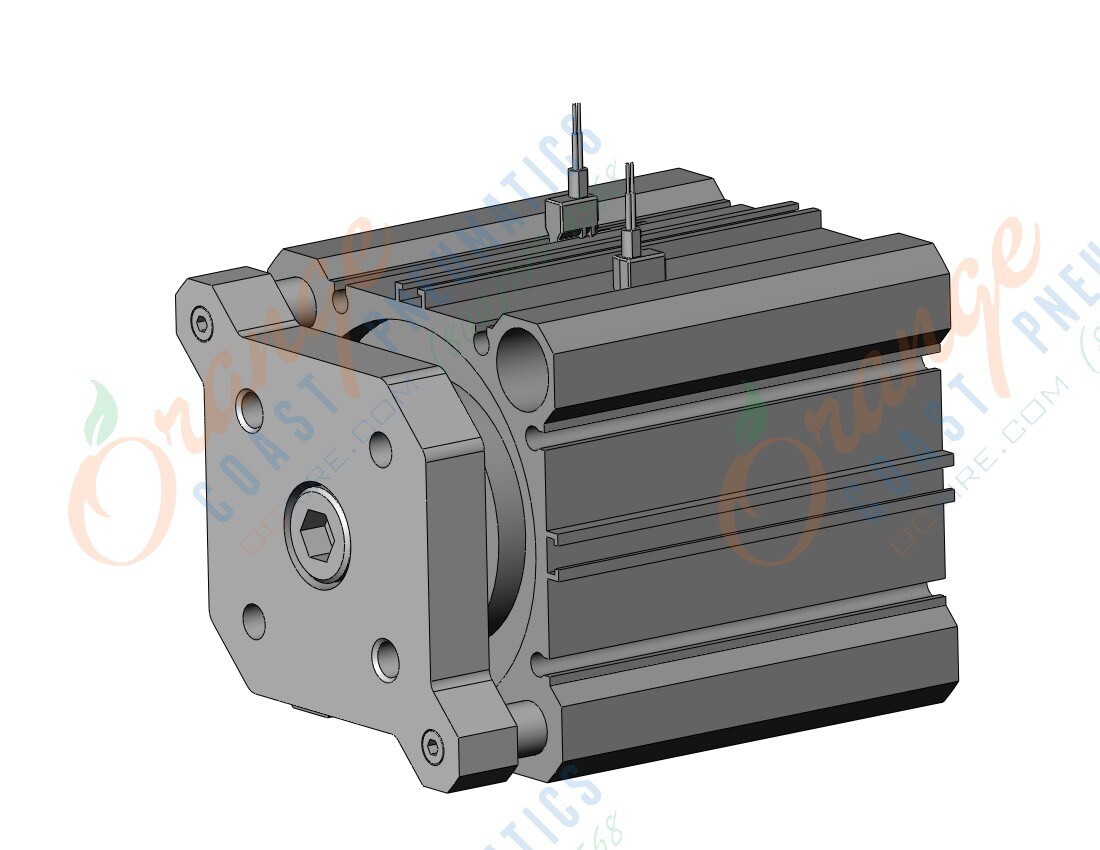 SMC CDQMB63-35-M9BV compact guide rod cylinder, cqm, COMPACT CYLINDER W/GUIDE