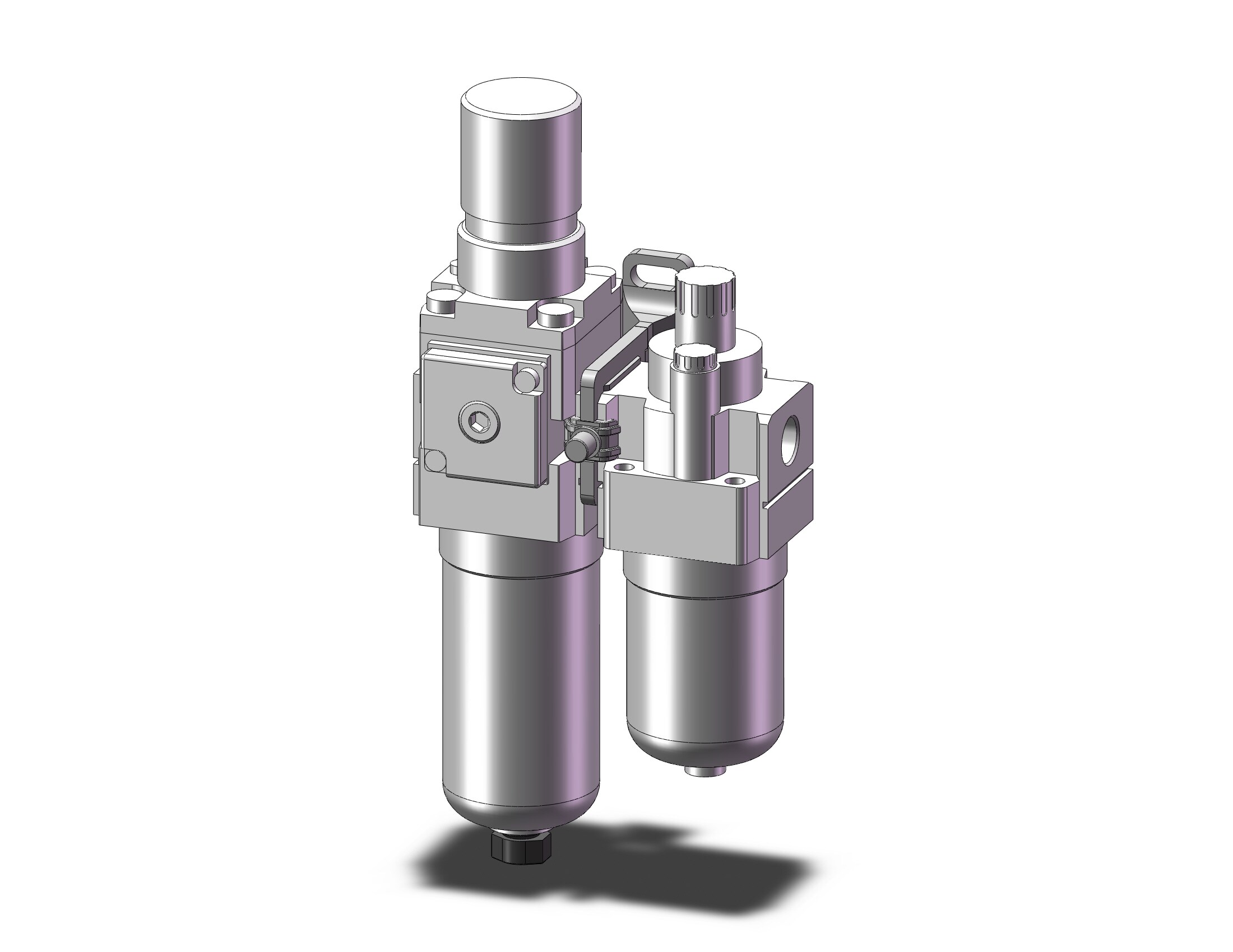 SMC AC20A-N01C-CZ-B fr/l combo modular, MODULAR F.R.L.