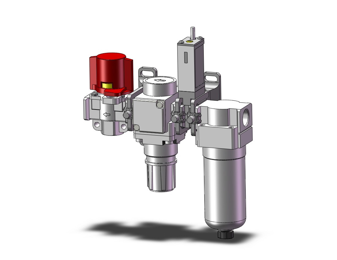 SMC AC20B-N02C-SV-2RZ-B f/r combo modular, MODULAR F.R.L.