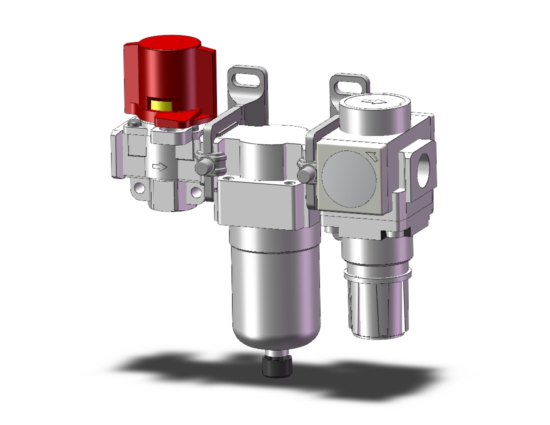 SMC AC20B-N02E-V1-CZ-B f/r combo modular, MODULAR F.R.L.