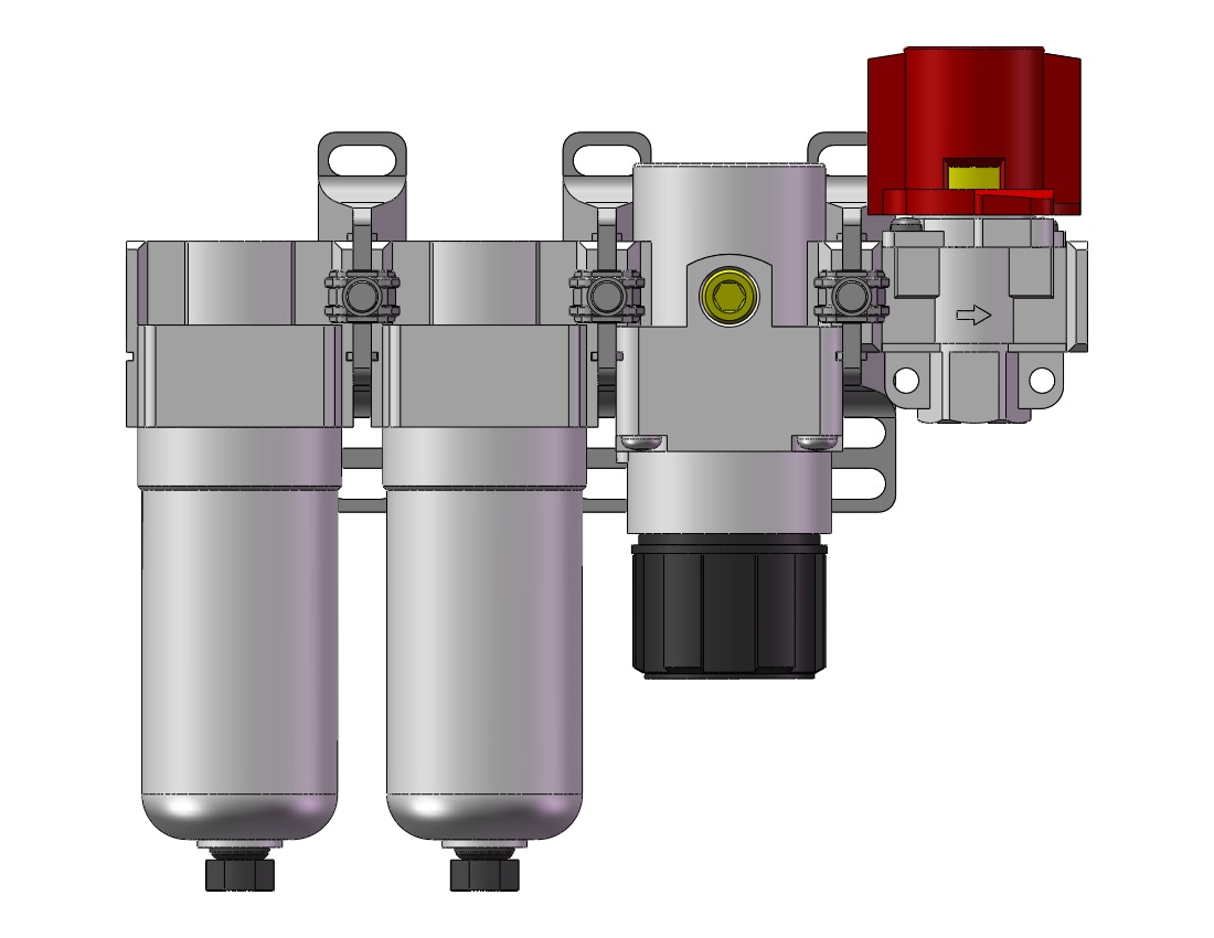 SMC AC20C-02C-V-C-A f/ms/r combo modular, MODULAR F.R.L.