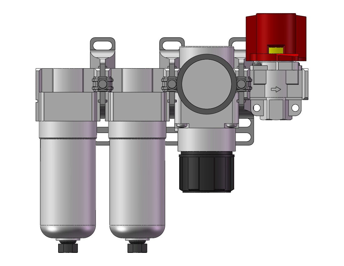 SMC AC20C-02CG-V-C-A f/ms/r combo modular, MODULAR F.R.L.