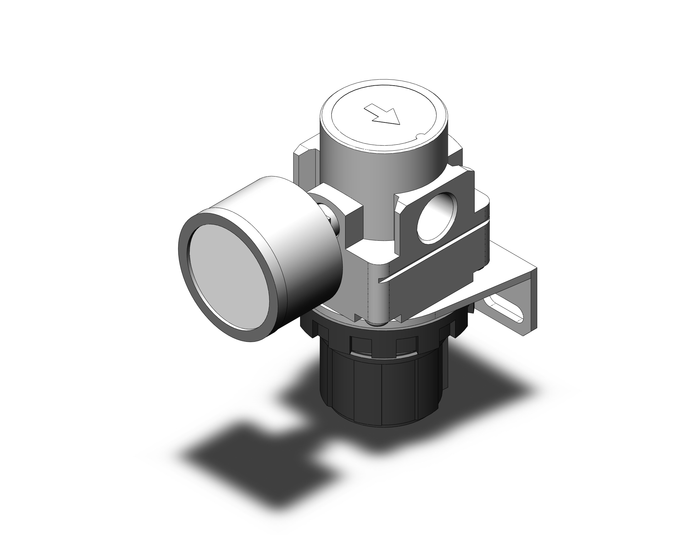SMC AR20-N02BG-Z-A regulator, modular, AR MASS PRO
