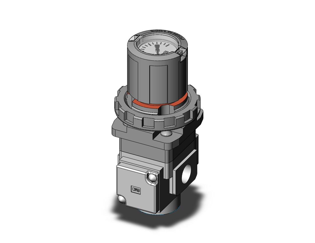 SMC ARG20-N02G2H-1Z regulator, gauge-handle, ARG REGULATOR W/PRESSURE GAUGE