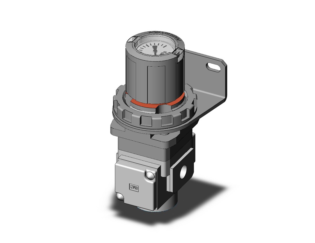 SMC ARG20K-01BG2 regulator, gauge-handle, ARG REGULATOR W/PRESSURE GAUGE