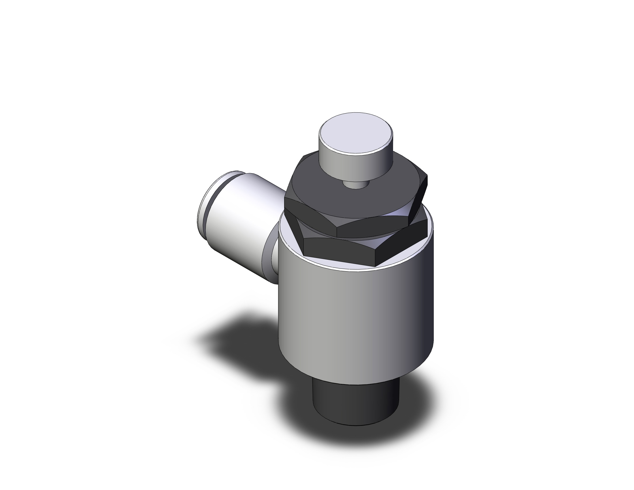 SMC AS3201FG-02-06 speed control w/fitting, FLOW CONTROL W/FITTING