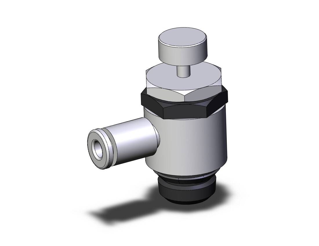 SMC AS2201F-U02-03N flow control, unifit, nickel, FLOW CONTROL W/FITTING***