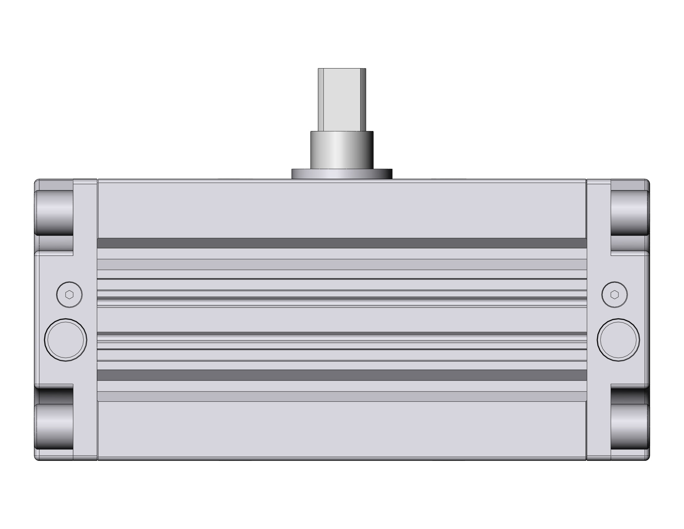 SMC CRA1BX100TN-90CZ actuator, rotary, CRA ROTARY ACTUATOR