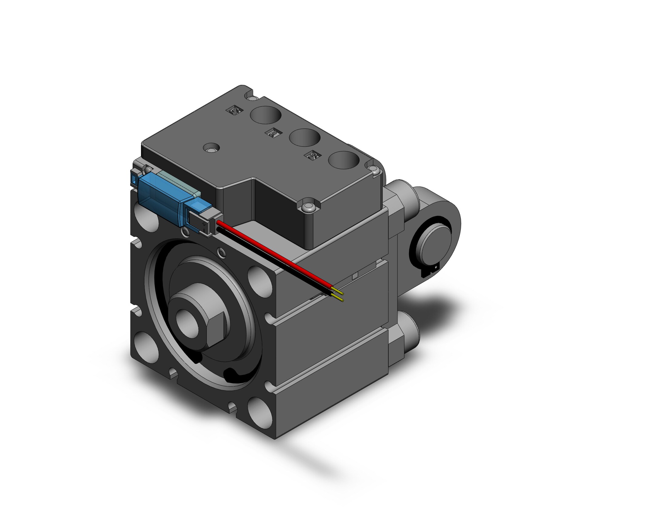 SMC CVQD50-10-M9PMAPCS-5MZN compact cyl w/valve, CVQ COMPACT CYLINDER W/VALVE