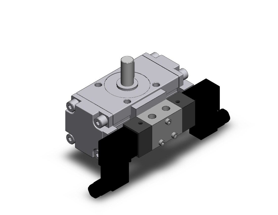SMC CVRA1BW50-90-45D cyl w/valve, CRA ROTARY ACTUATOR