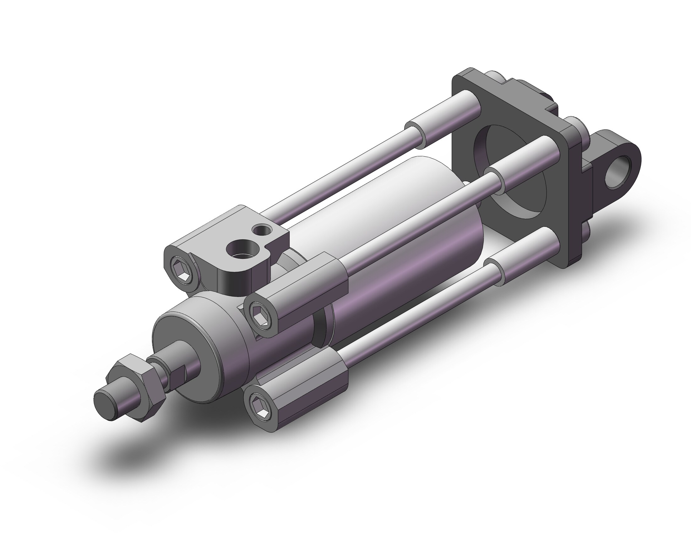 SMC C96SD32-25C cylinder, tie rod, ISO TIE ROD CYLINDER