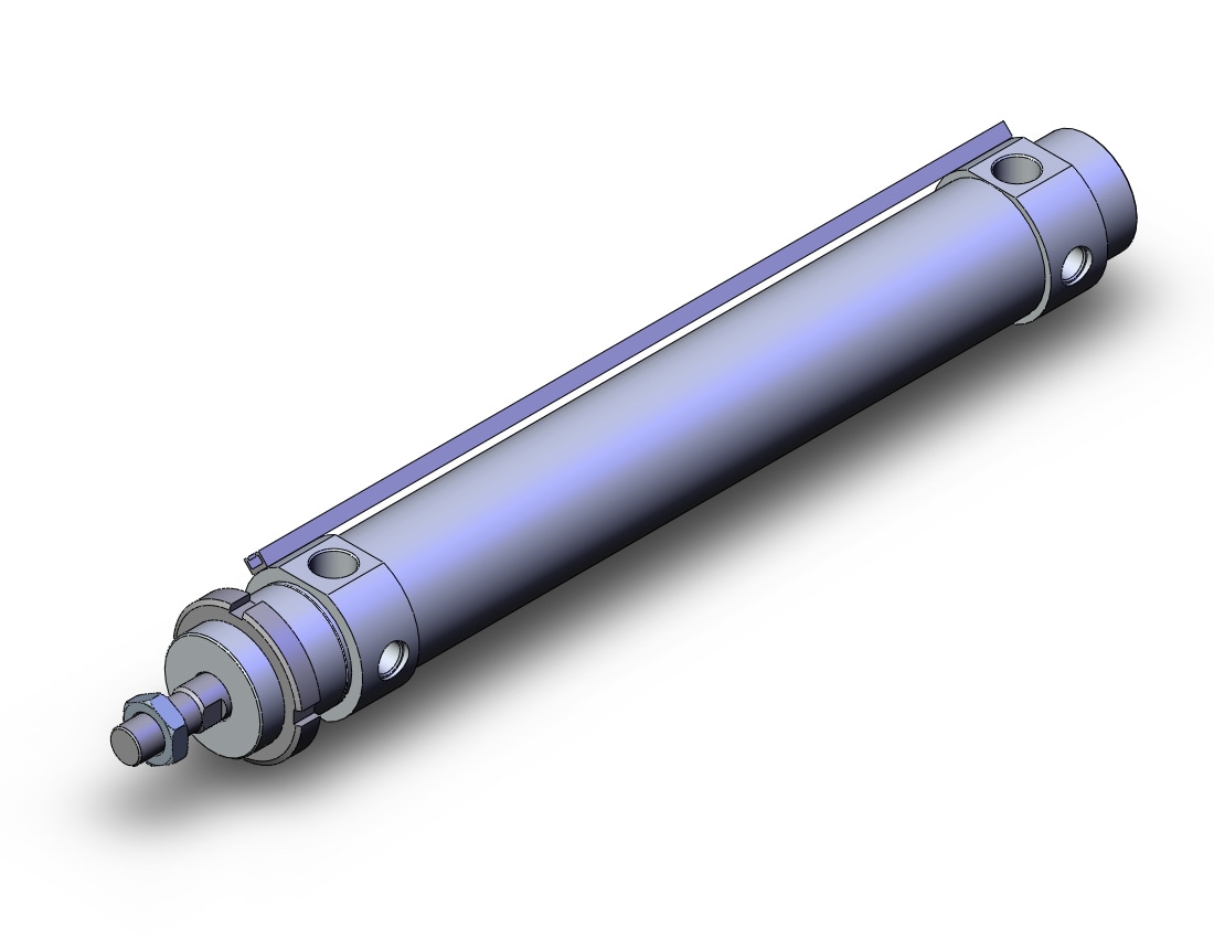 SMC CD76E40-200-A cyl, european (italy), C75 ROUND BODY CYLINDER