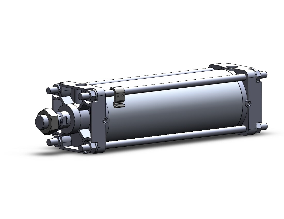 SMC CDBA2B100-250-HN-A54LS cyl, tie rod, end lock, CBA1/CBA2 TIE-ROD CYL END LOCK