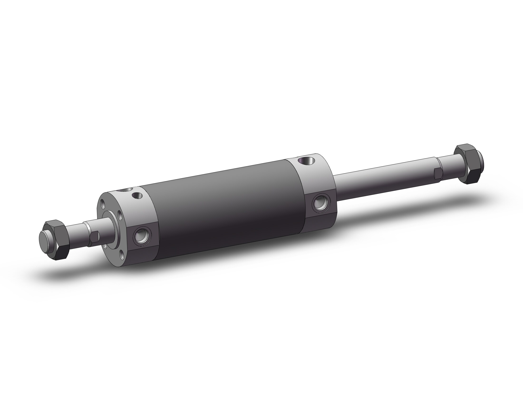 SMC CDG1WBA50-75Z cg1, air cylinder, ROUND BODY CYLINDER