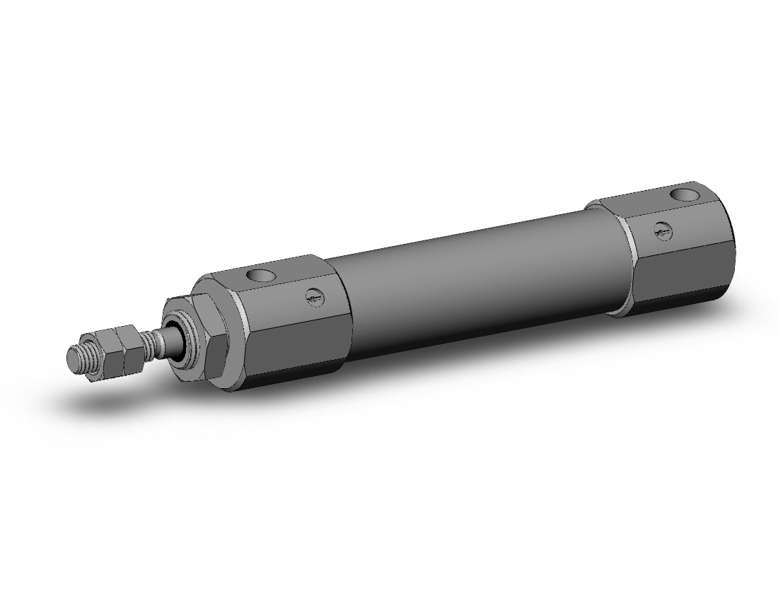 SMC CDJ2B16-30AZ-A cyl, rnd body, dbl act, w/o-sw, CJ2 ROUND BODY CYLINDER***