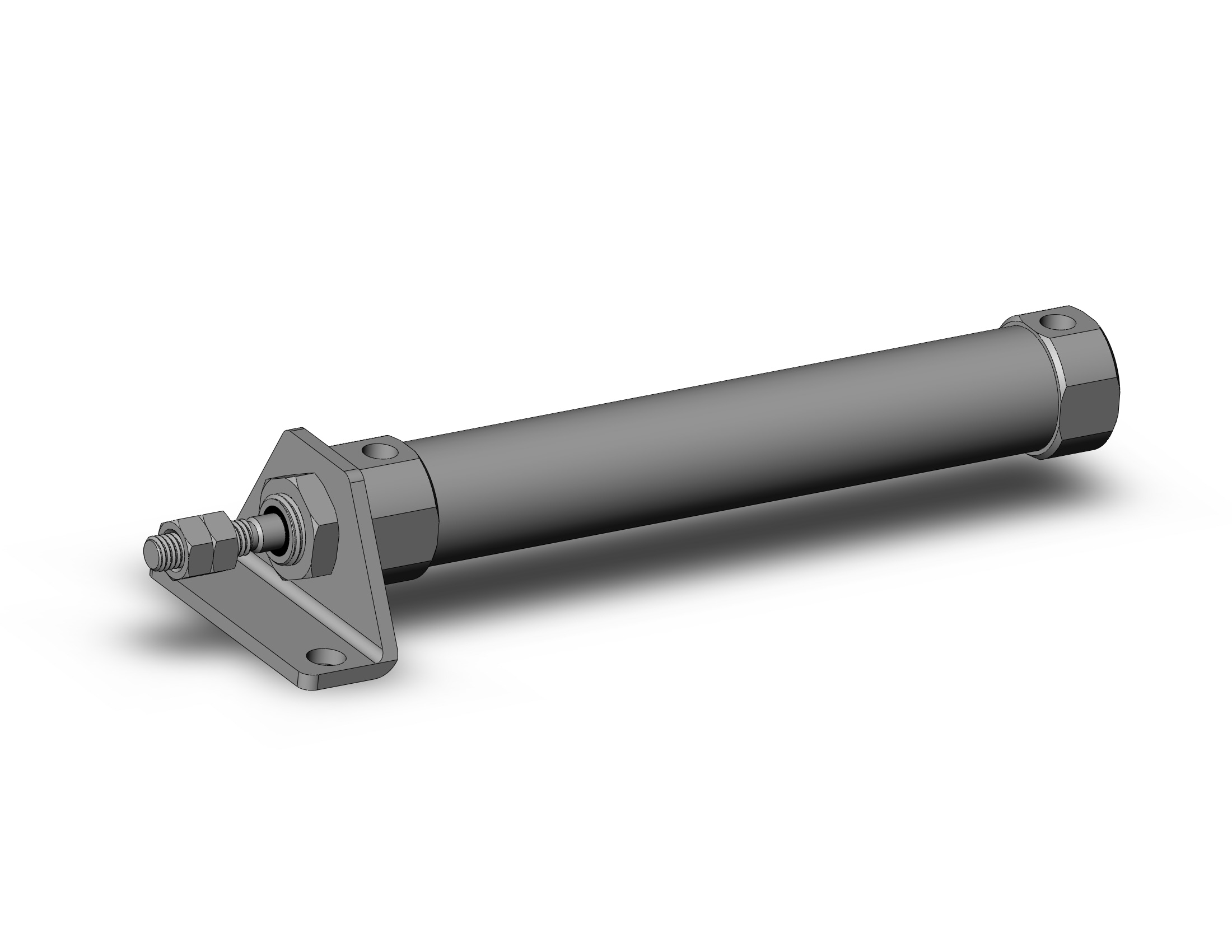SMC CDJ2L16-75Z-A cylinder, air, ROUND BODY CYLINDER
