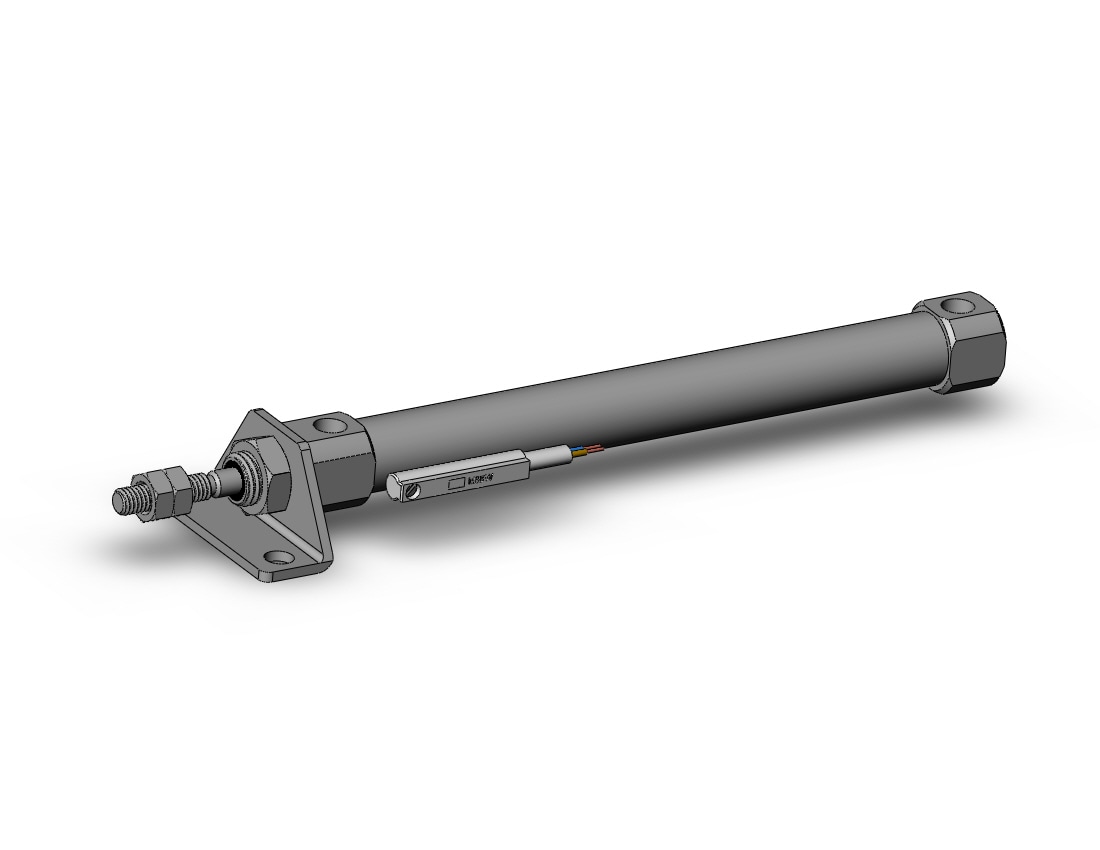 SMC CDJ2YL10-75Z-M9BWS-A cyl, low friction, CJ2 ROUND BODY CYLINDER***
