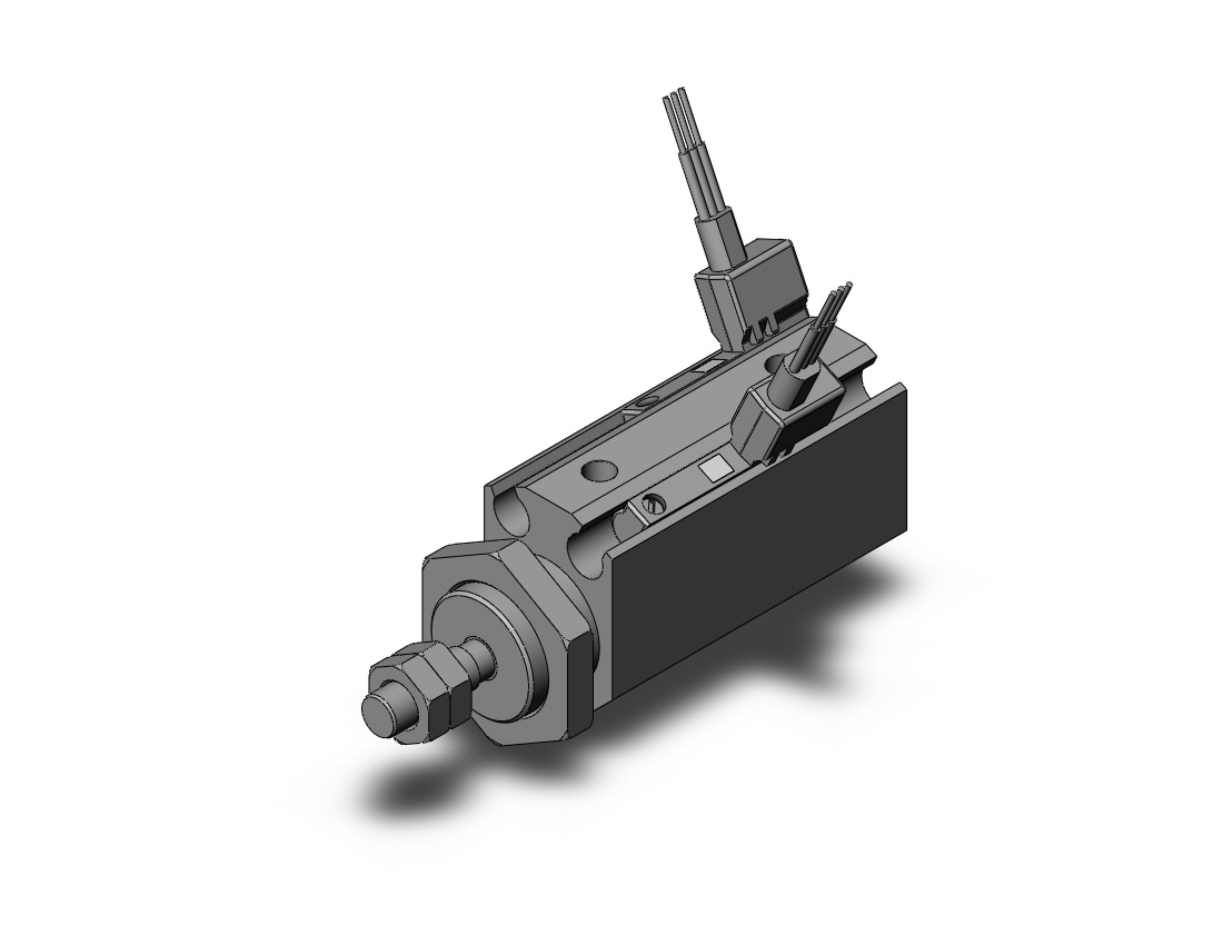 SMC CDJP2B10-10D-M9PVL cyl, pin, dbl act, sw capable, CJP/CJP2 ROUND BODY CYLINDER