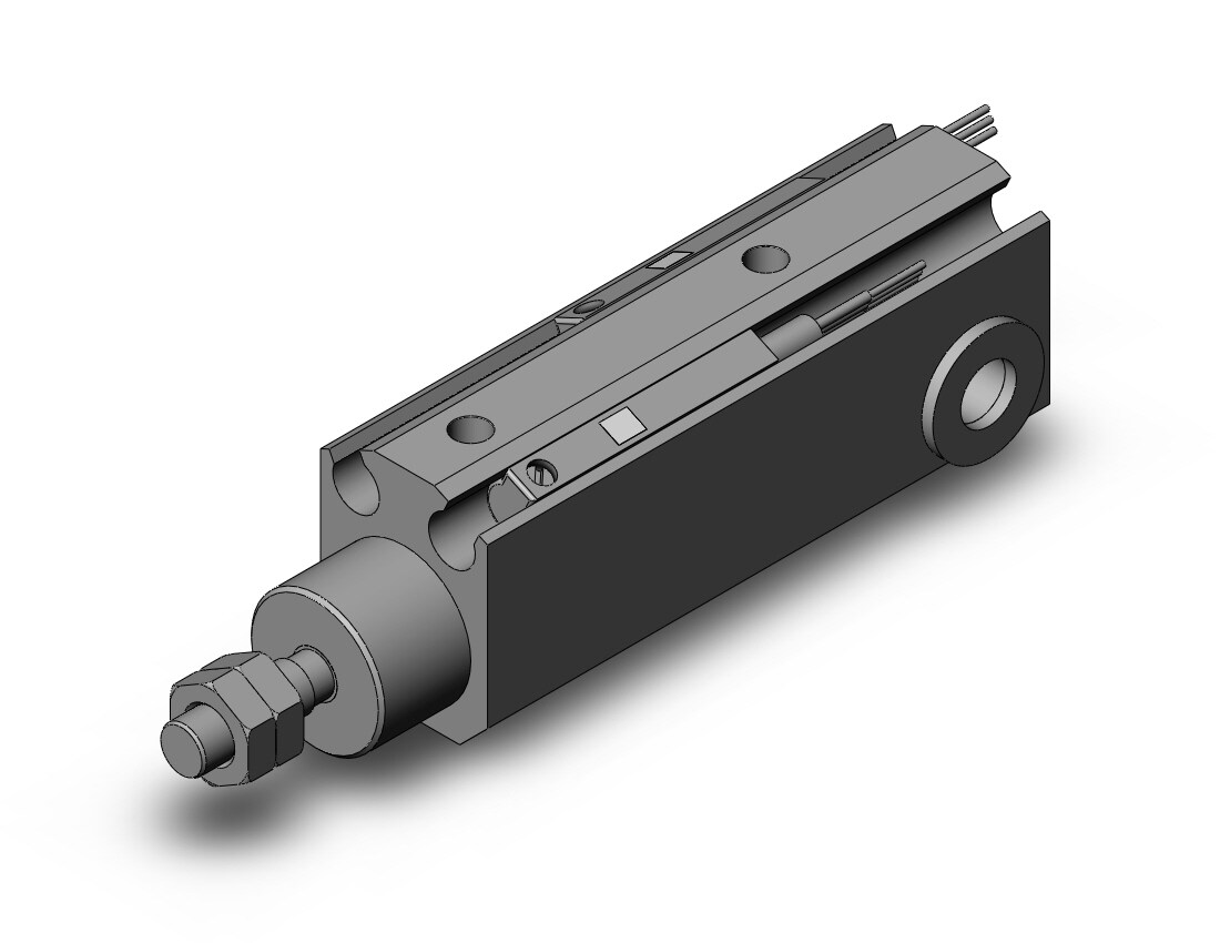 SMC CDJP2D10-15D-M9PSAPC cyl, pin, dbl act, sw capable, CJP/CJP2 ROUND BODY CYLINDER