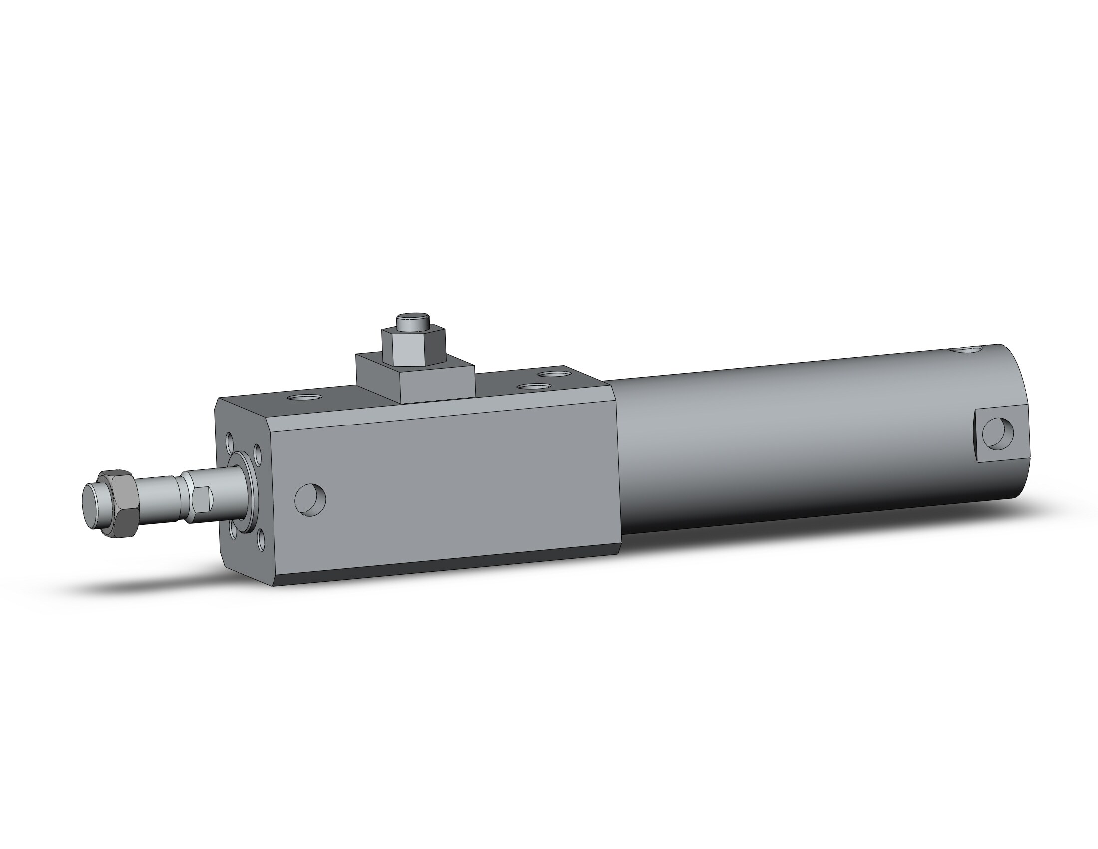 SMC CDLG1BN40TN-75-E clg1, fine lock cylinder, ROUND BODY CYLINDER W/LOCK