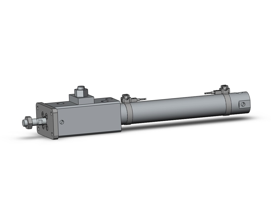 SMC CDLG1FN25-150-E-M9PWL-C clg1, fine lock cylinder, ROUND BODY CYLINDER W/LOCK