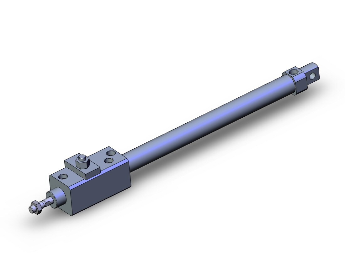 SMC CDLM2E20-200-E cylinder, air, ROUND BODY CYLINDER W/LOCK