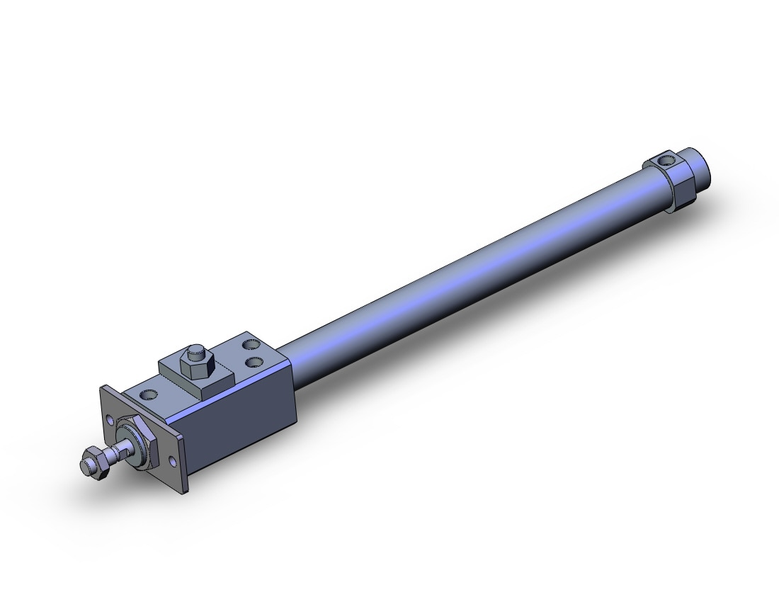 SMC CDLM2F25-250-P cylinder, air, ROUND BODY CYLINDER W/LOCK