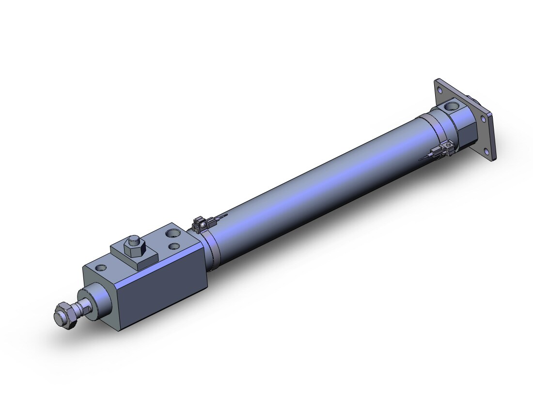 SMC CDLM2G40-250-D-M9BL-C cylinder, air, ROUND BODY CYLINDER W/LOCK