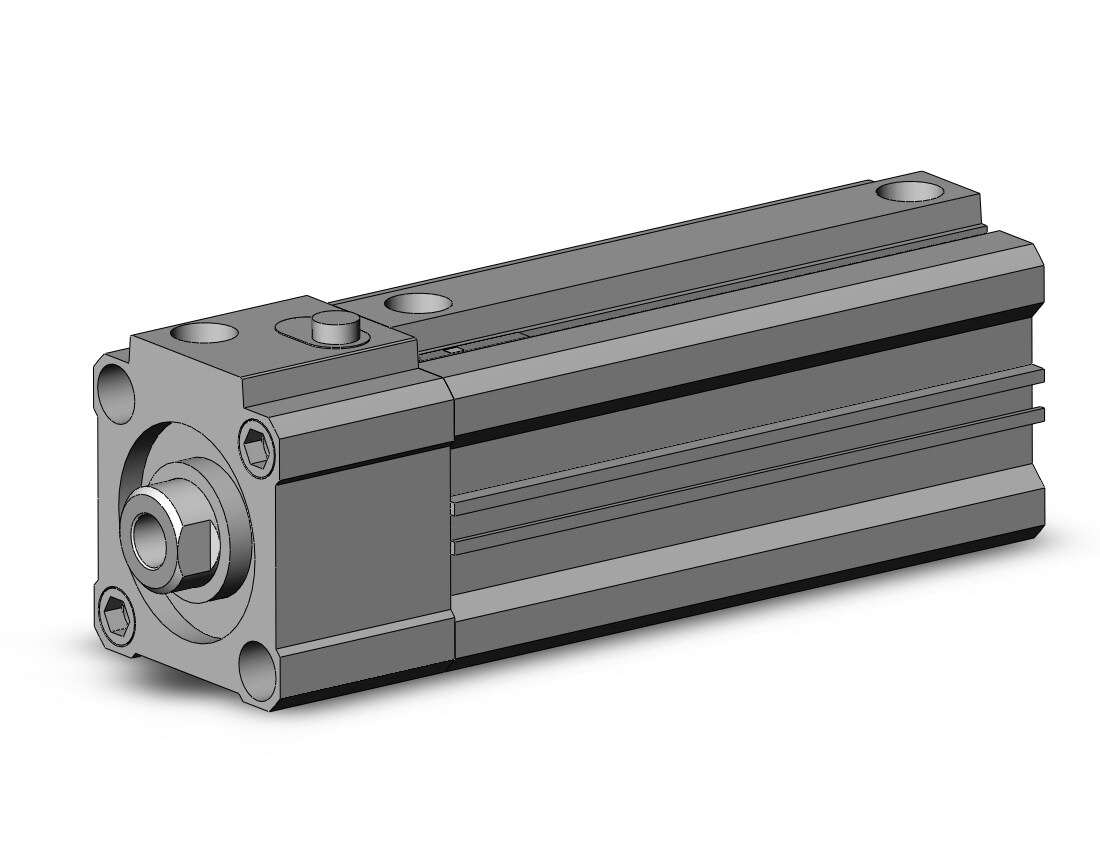 SMC CDLQA32-75D-F-M9P cyl, compact with lock, COMPACT CYLINDER W/LOCK