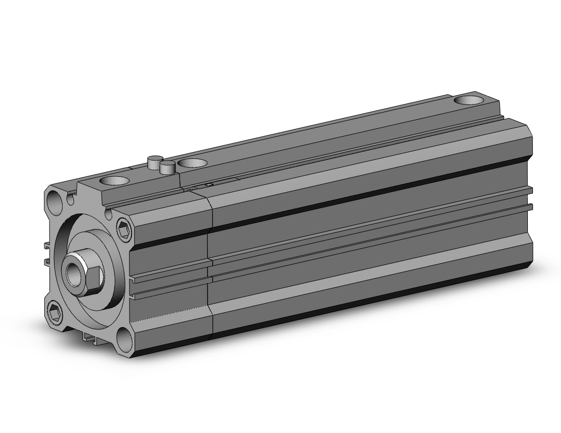 SMC CDLQA40TN-100D-F-M9N cyl, compact with lock, COMPACT CYLINDER W/LOCK