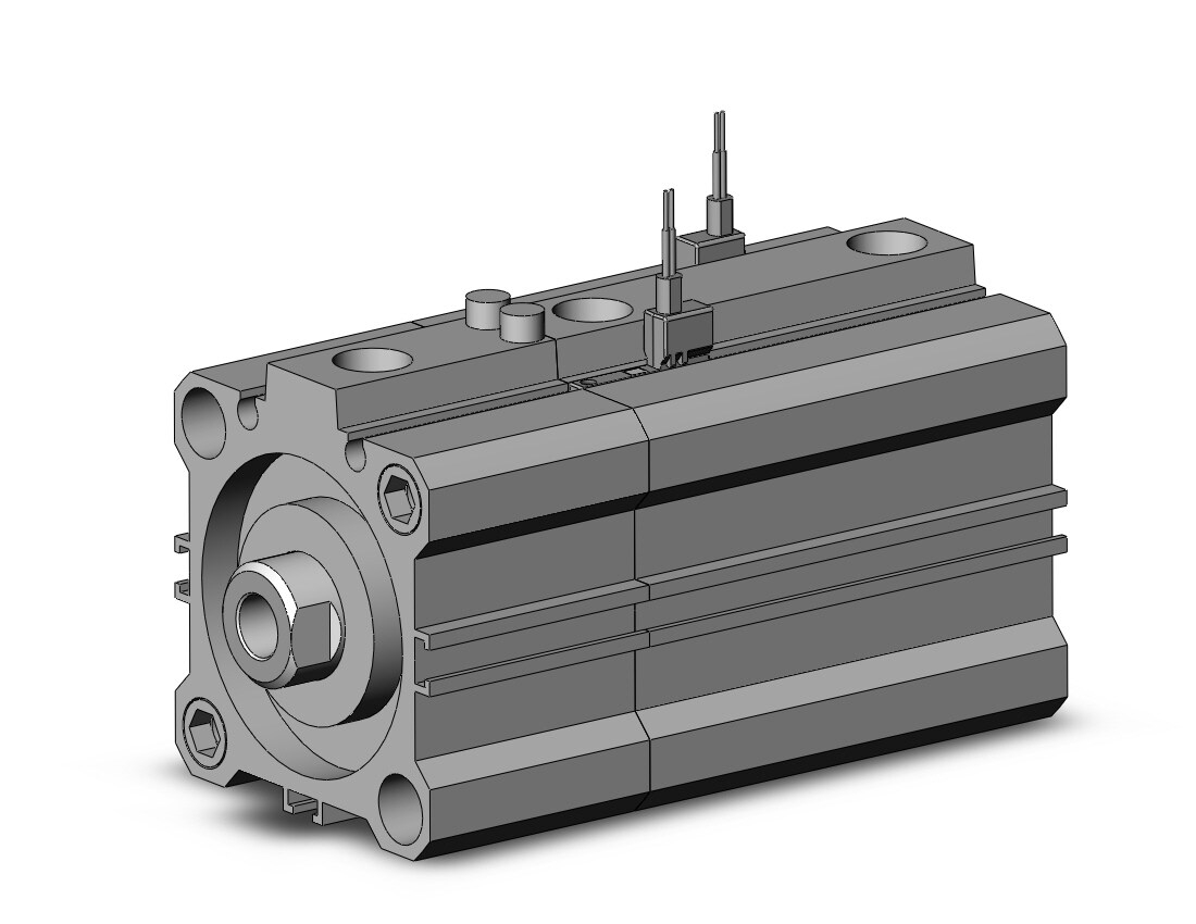SMC CDLQB40-25D-F-M9BWVSDPC cyl, compact with lock, COMPACT CYLINDER W/LOCK
