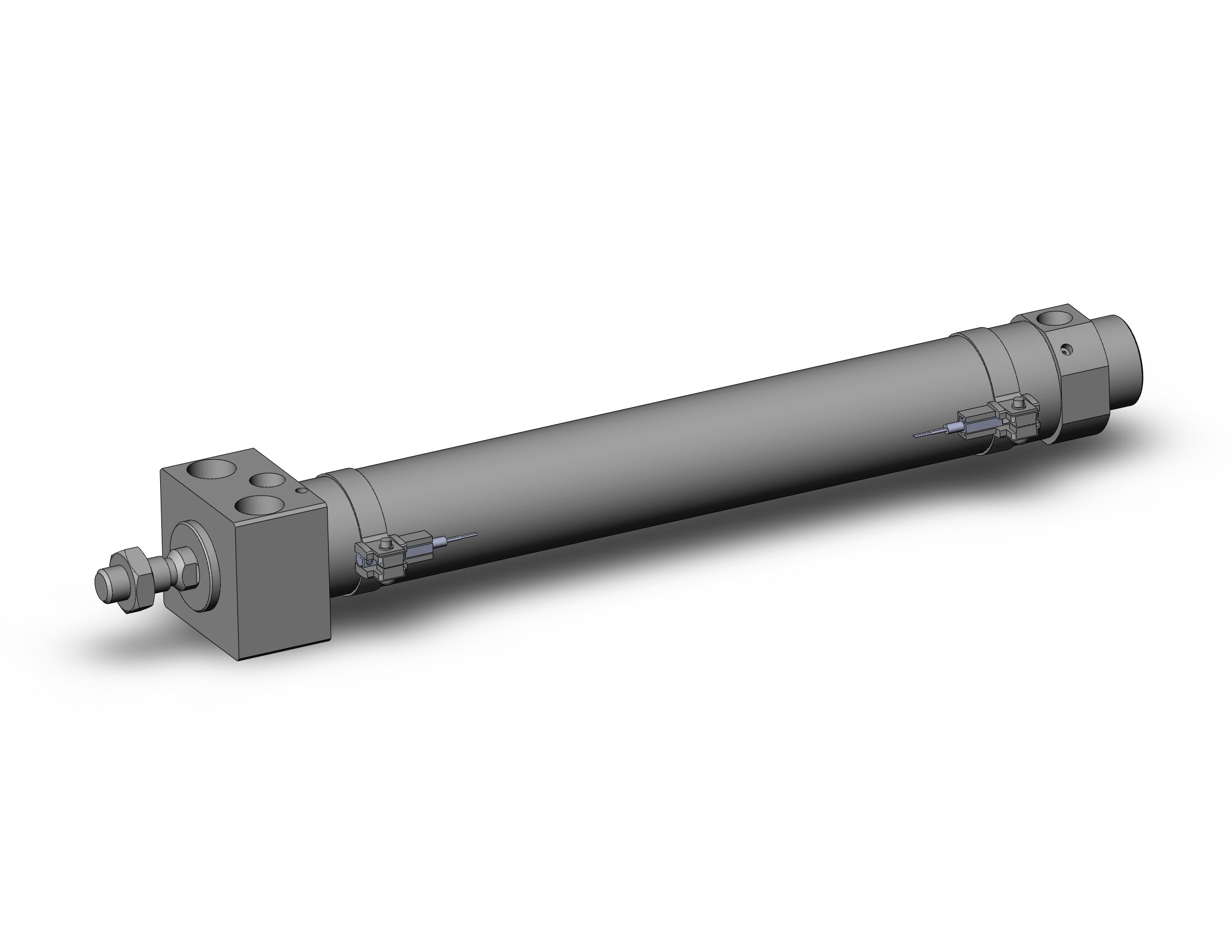SMC CDM2RA32-200AZ-M9B cylinder, air, ROUND BODY CYLINDER