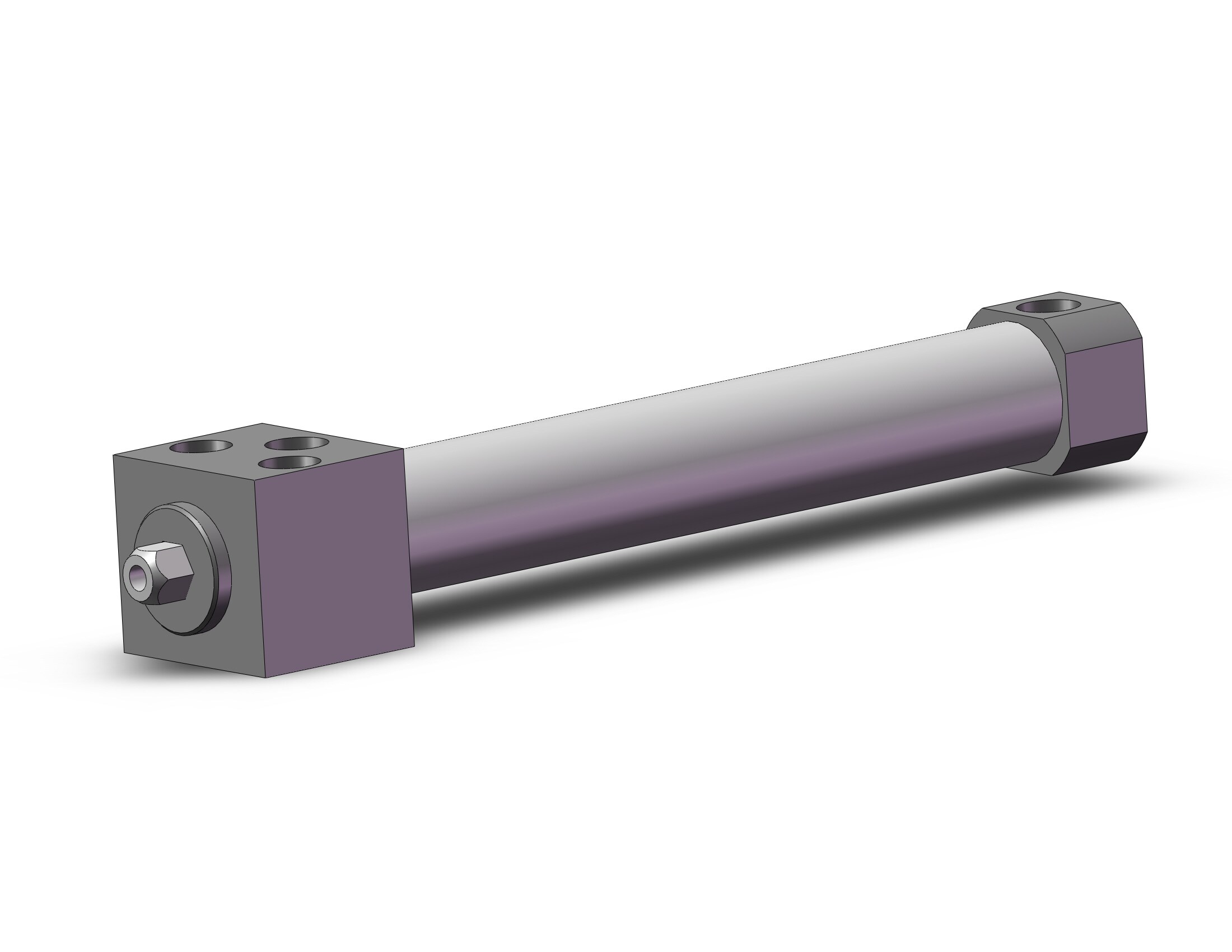 SMC CDM2RKA20-100FZ base cylinder, CM2/CM3 ROUND BODY CYLINDER***
