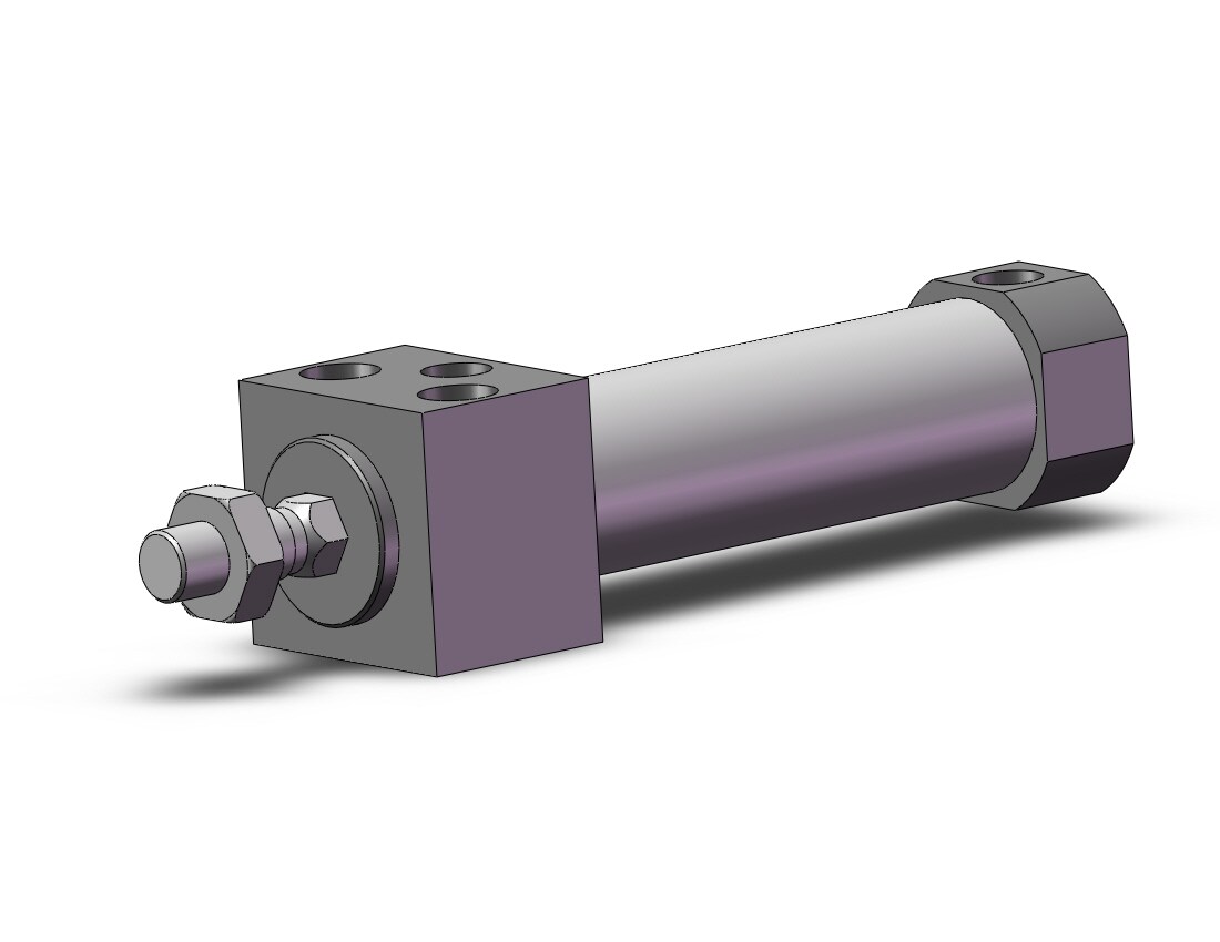 SMC CDM2RKA25-50Z cylinder, CM2/CM3 ROUND BODY CYLINDER***
