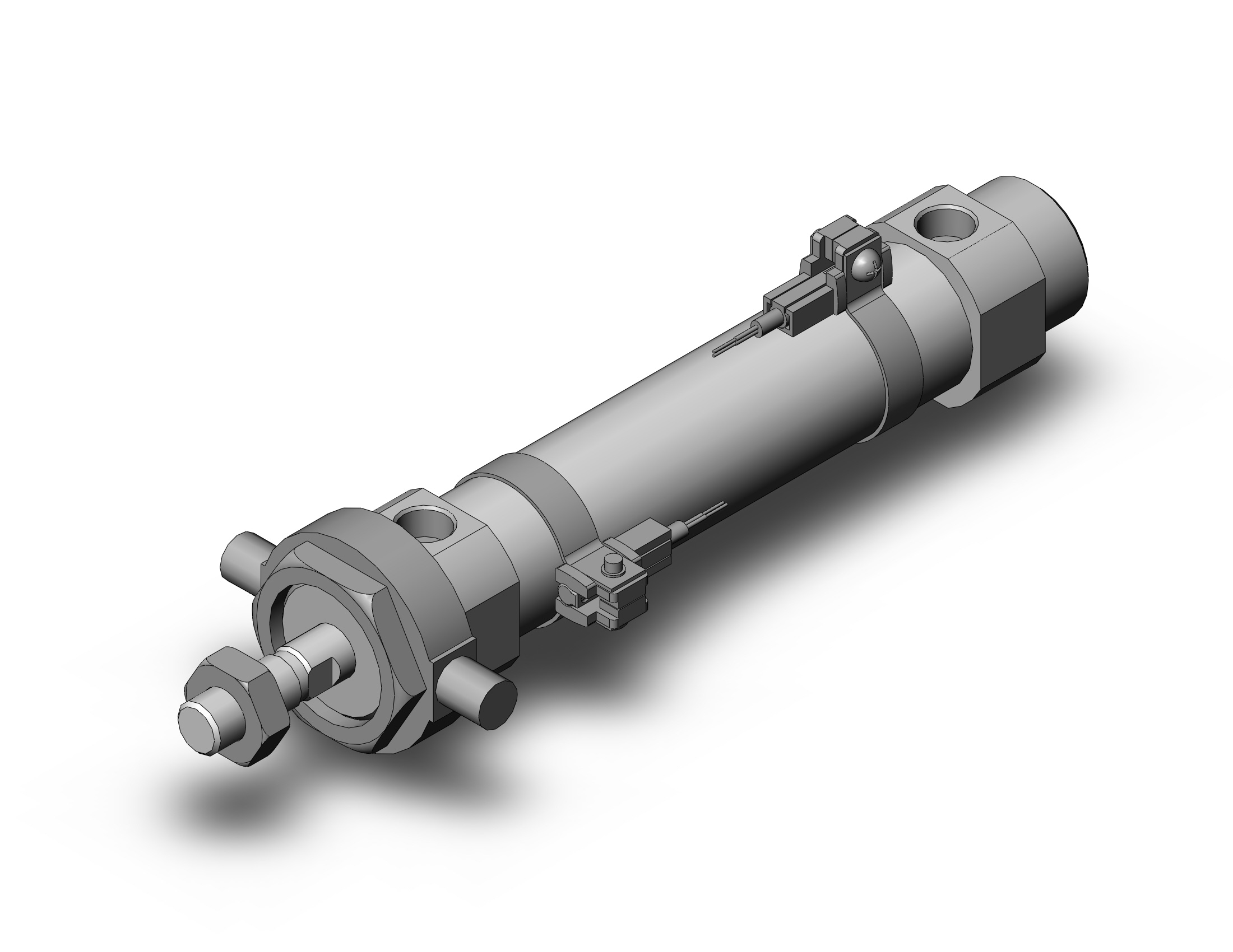 SMC CDM2U25-75Z-M9BL cylinder, air, ROUND BODY CYLINDER