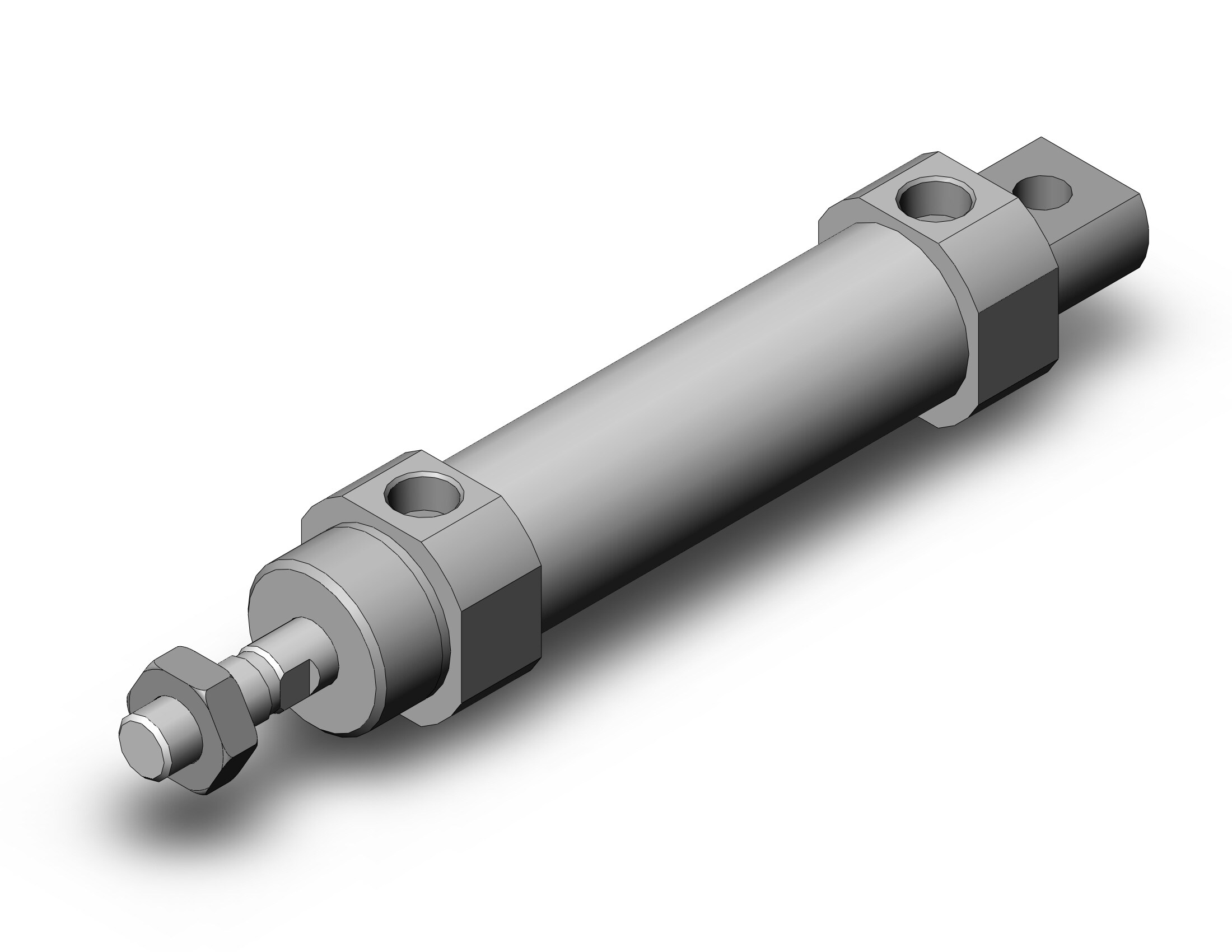 SMC CDM2V25TN-50Z base cylinder, CM2/CM3 ROUND BODY CYLINDER***
