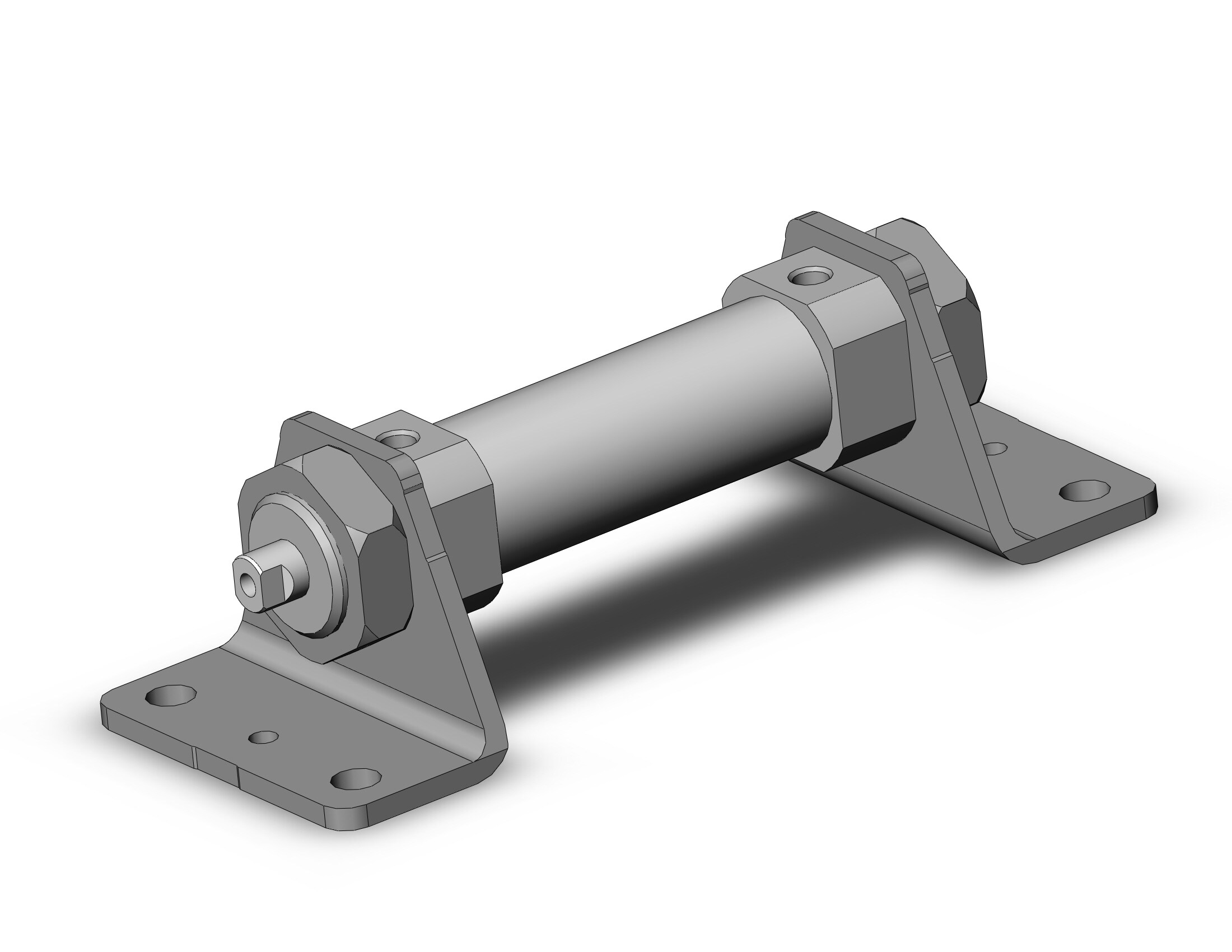 SMC CDM3L20-25F cyl, air, short type, auto sw capable, ROUND BODY CYLINDER