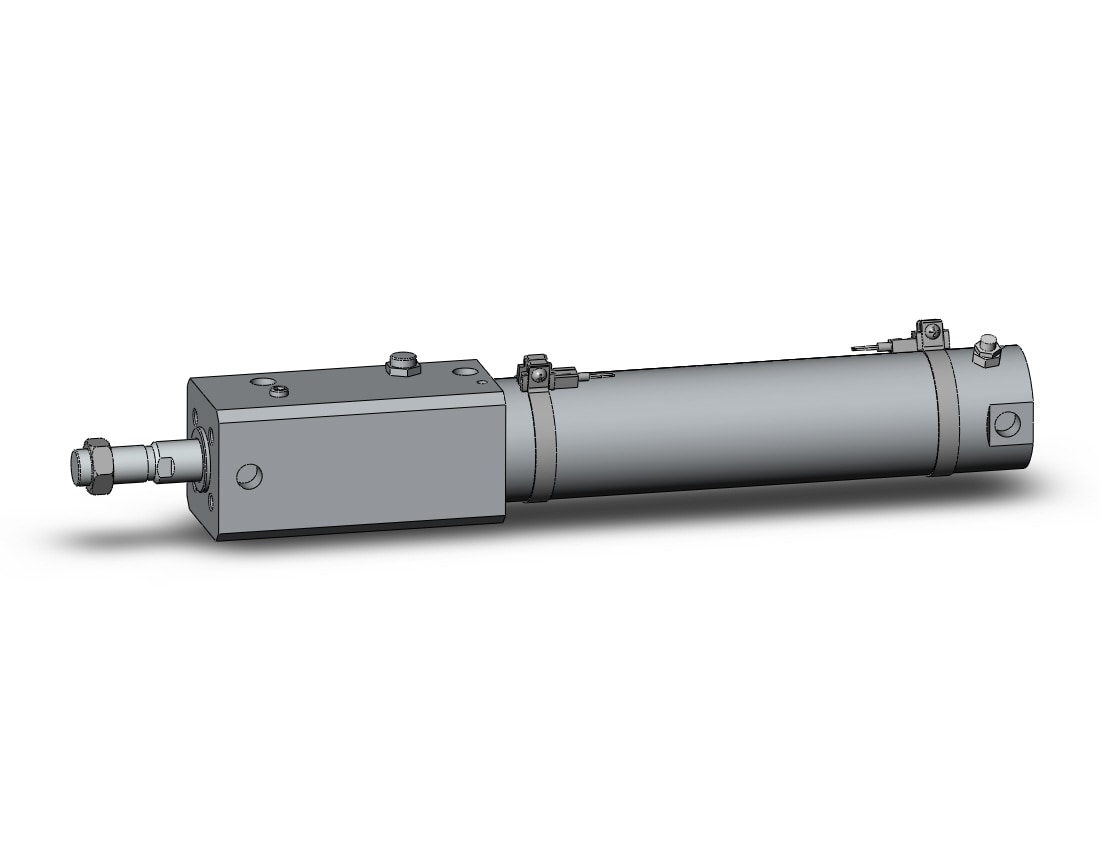 SMC CDNGBA40-150-D-M9BL-C cng, cylinder with lock, ROUND BODY CYLINDER W/LOCK