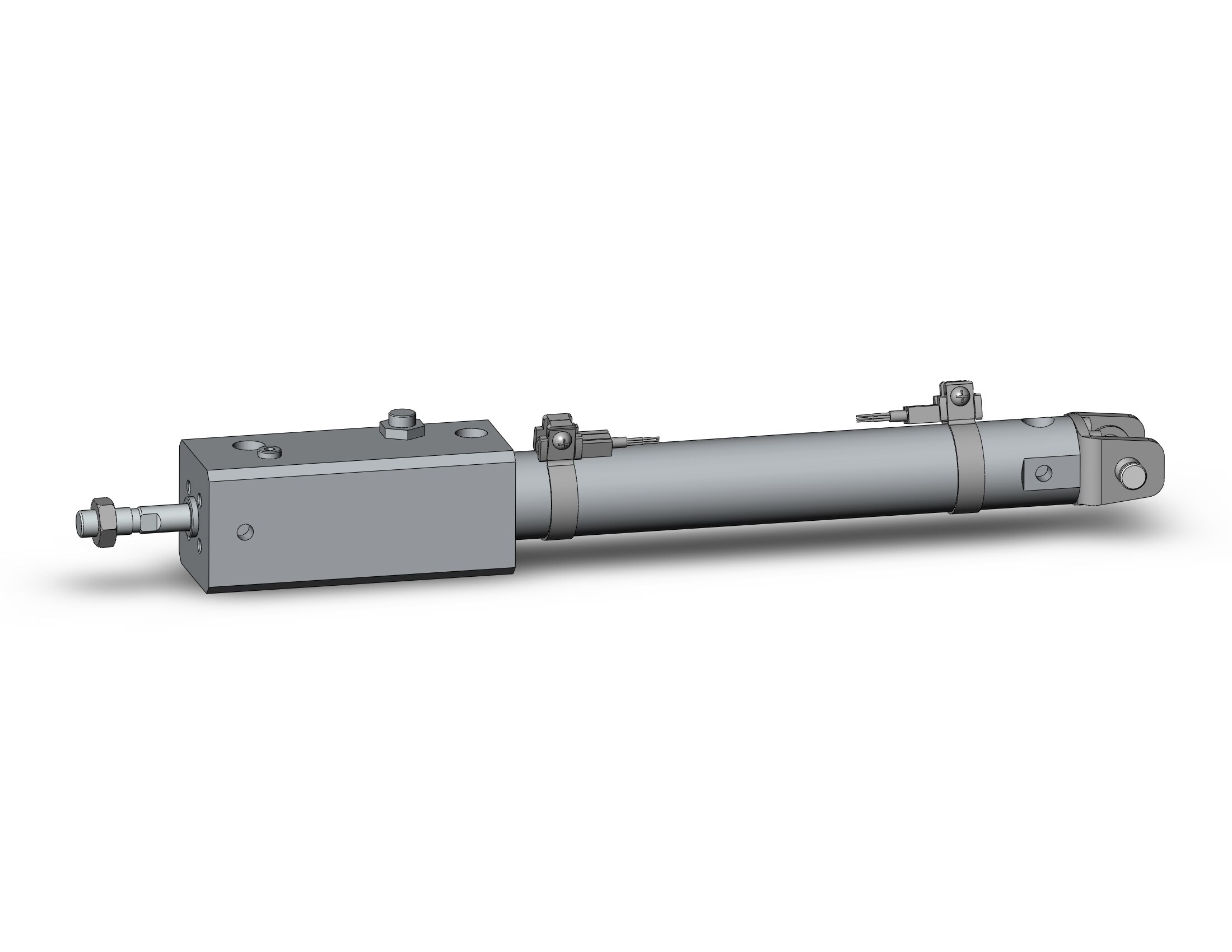 SMC CDNGDN20-125-D-M9PSAPC-C cng, cylinder with lock, ROUND BODY CYLINDER W/LOCK