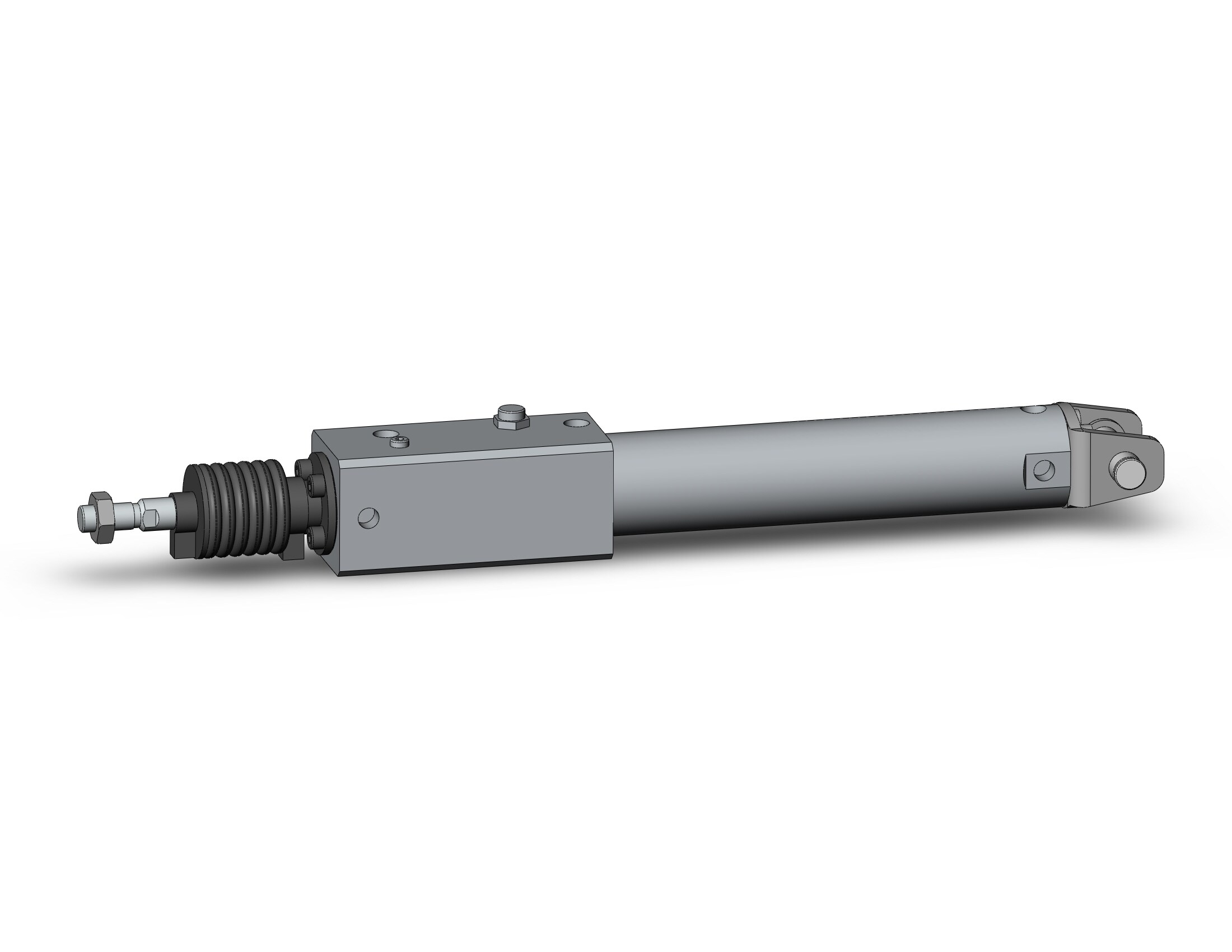 SMC CDNGDN32-125J-D cng, cylinder with lock, ROUND BODY CYLINDER W/LOCK