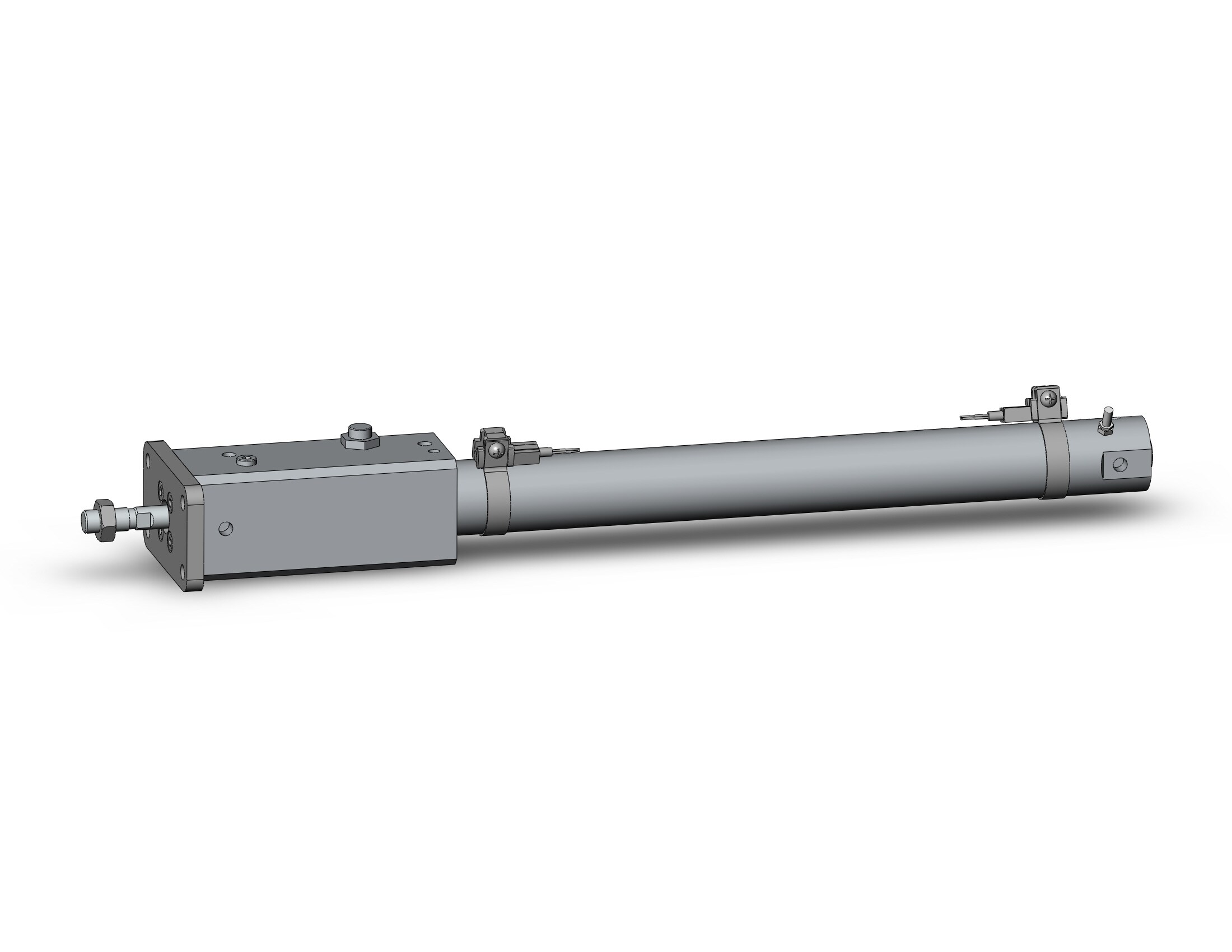 SMC CDNGFA20-200-D-M9BL-C cng, cylinder with lock, ROUND BODY CYLINDER W/LOCK