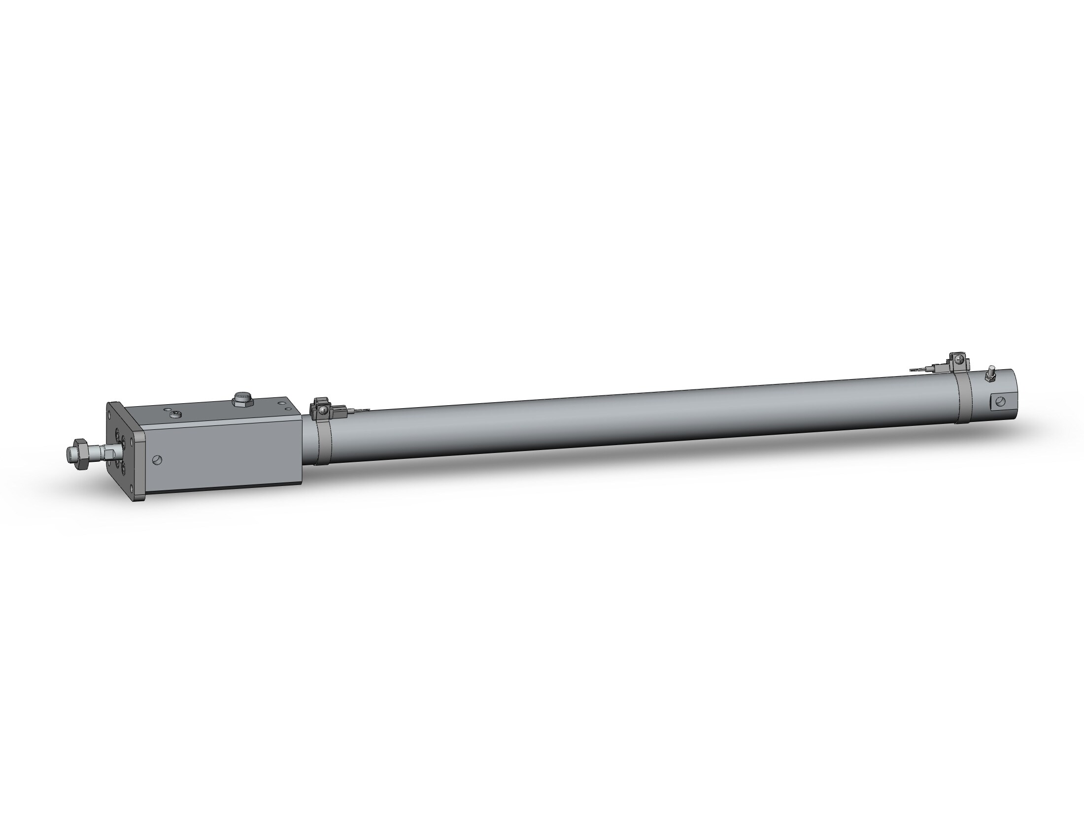 SMC CDNGFA25-400-D-M9BL-C cng, cylinder with lock, ROUND BODY CYLINDER W/LOCK