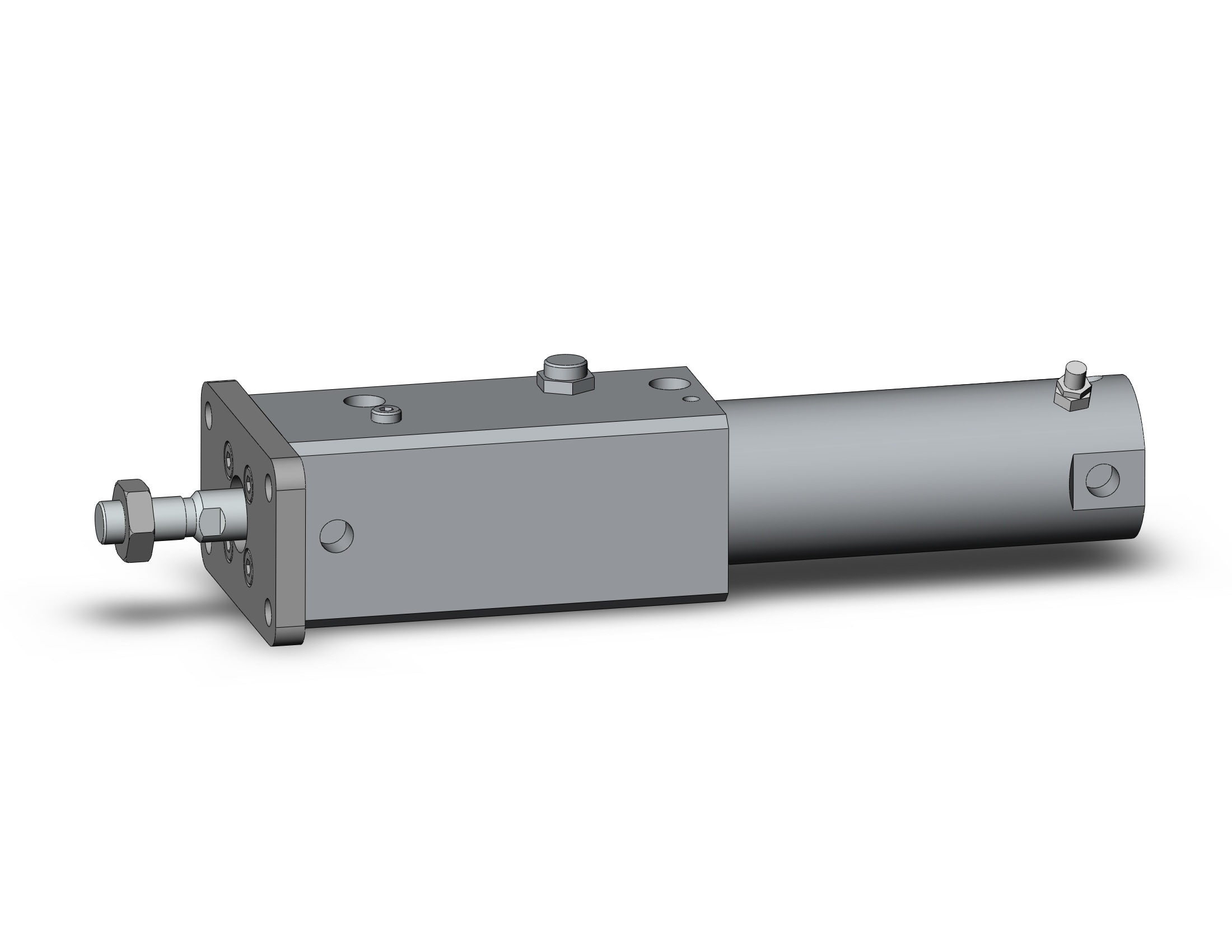 SMC CDNGFA32-50-D cng, cylinder with lock, ROUND BODY CYLINDER W/LOCK