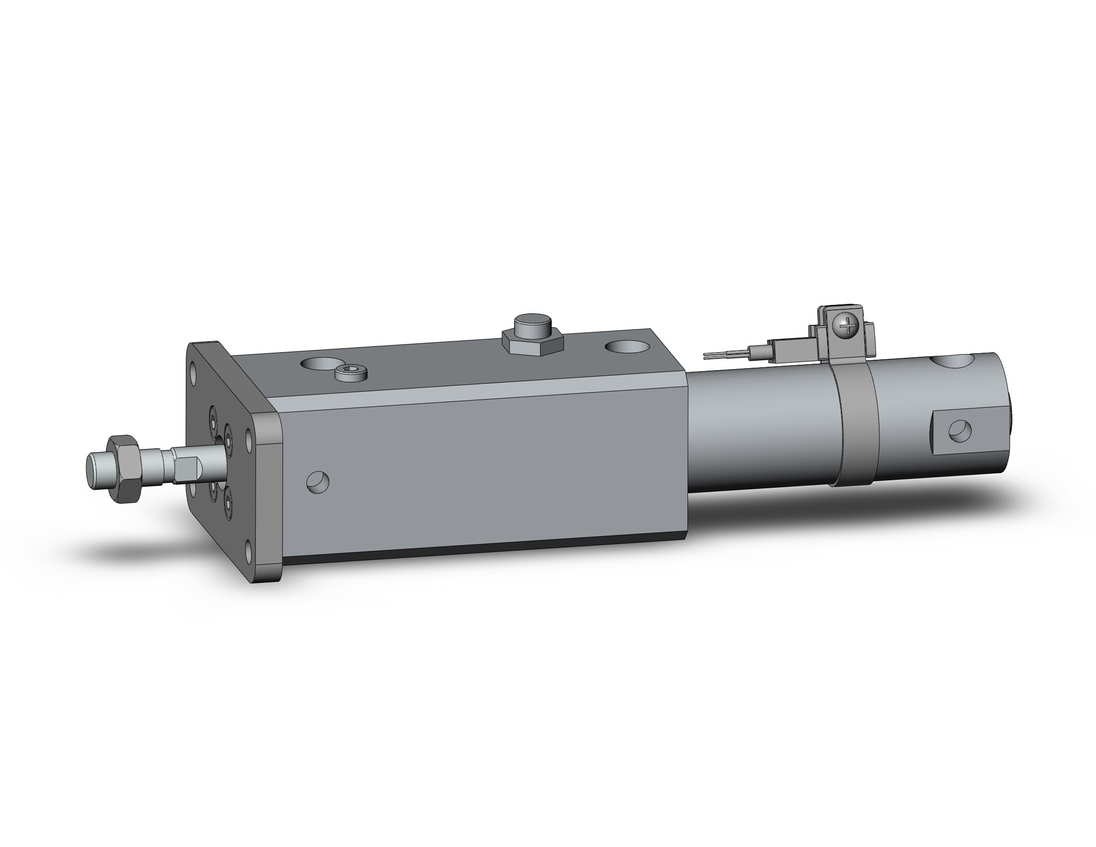 SMC CDNGFN20-25-D-M9BWS-C cng, cylinder with lock, ROUND BODY CYLINDER W/LOCK
