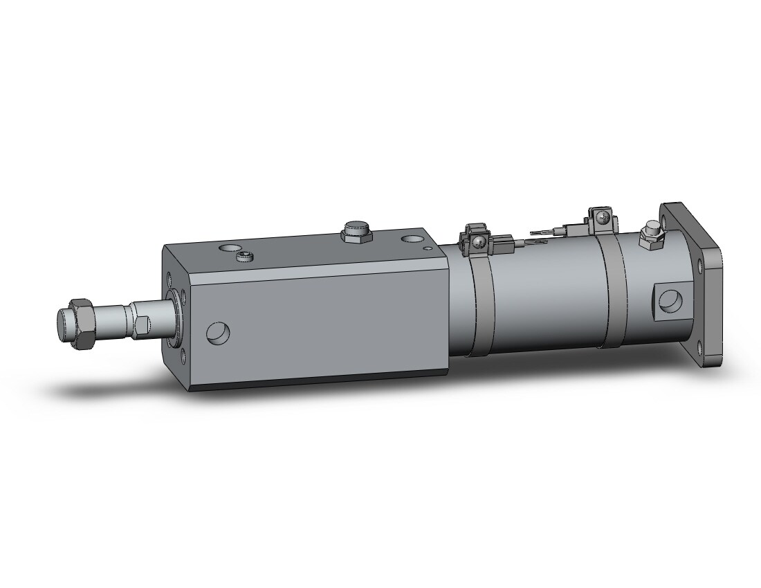 SMC CDNGGA40-50-D-M9BWL-C cng, cylinder with lock, ROUND BODY CYLINDER W/LOCK