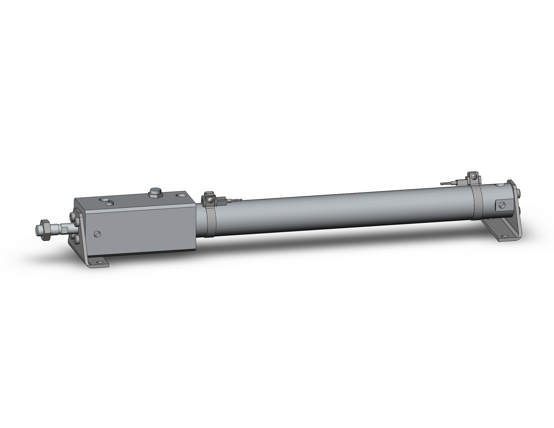 SMC CDNGLN25-250-D-M9PSAPC-C cng, cylinder with lock, ROUND BODY CYLINDER W/LOCK