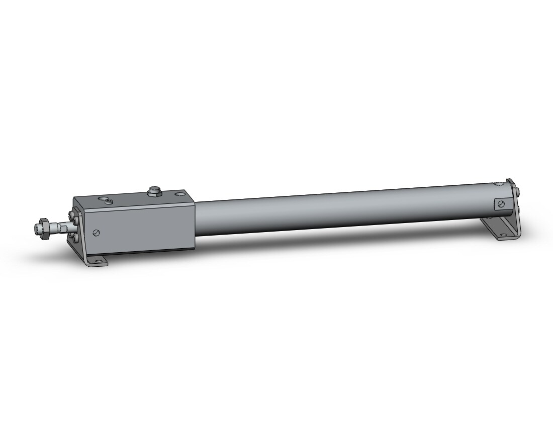 SMC CDNGLN25-250-D cng, cylinder with lock, ROUND BODY CYLINDER W/LOCK