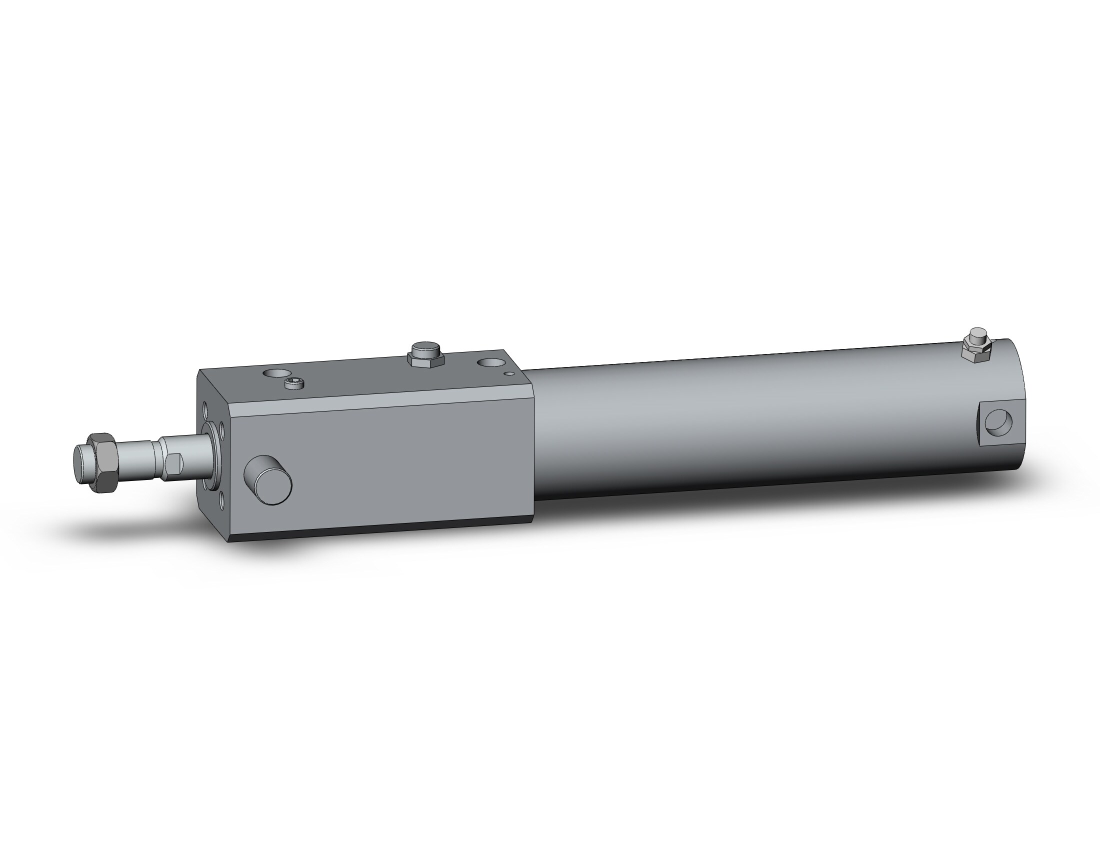 SMC CDNGUA40TN-125-D cng, cylinder with lock, ROUND BODY CYLINDER W/LOCK