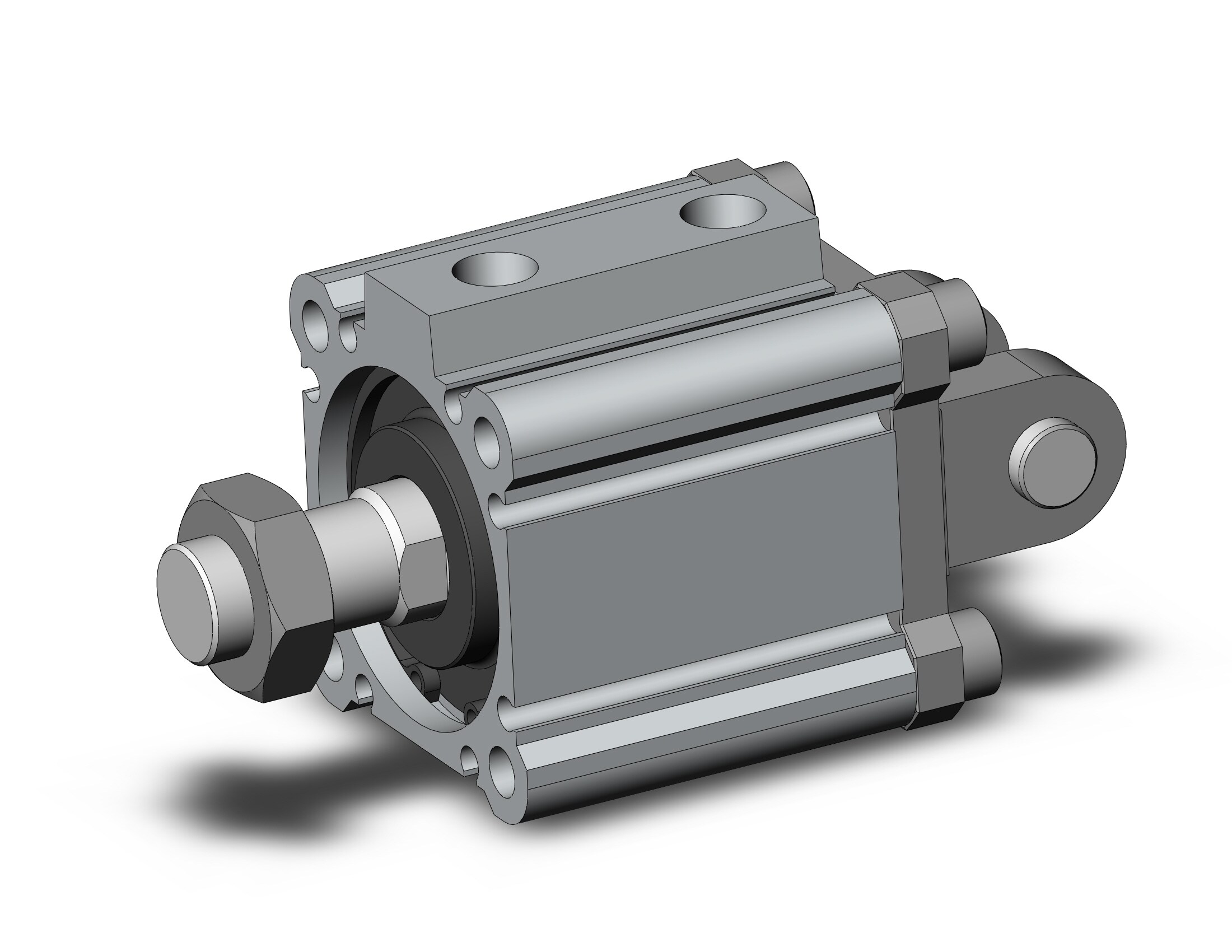 SMC CDQ2D40-10DCMZ cylinder, CQ2-Z COMPACT CYLINDER