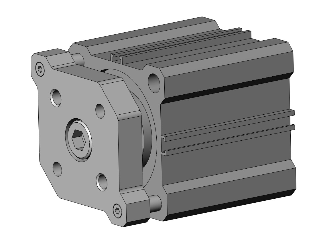 SMC CDQMA50-25-M9P compact guide rod cylinder, cqm, COMPACT CYLINDER W/GUIDE